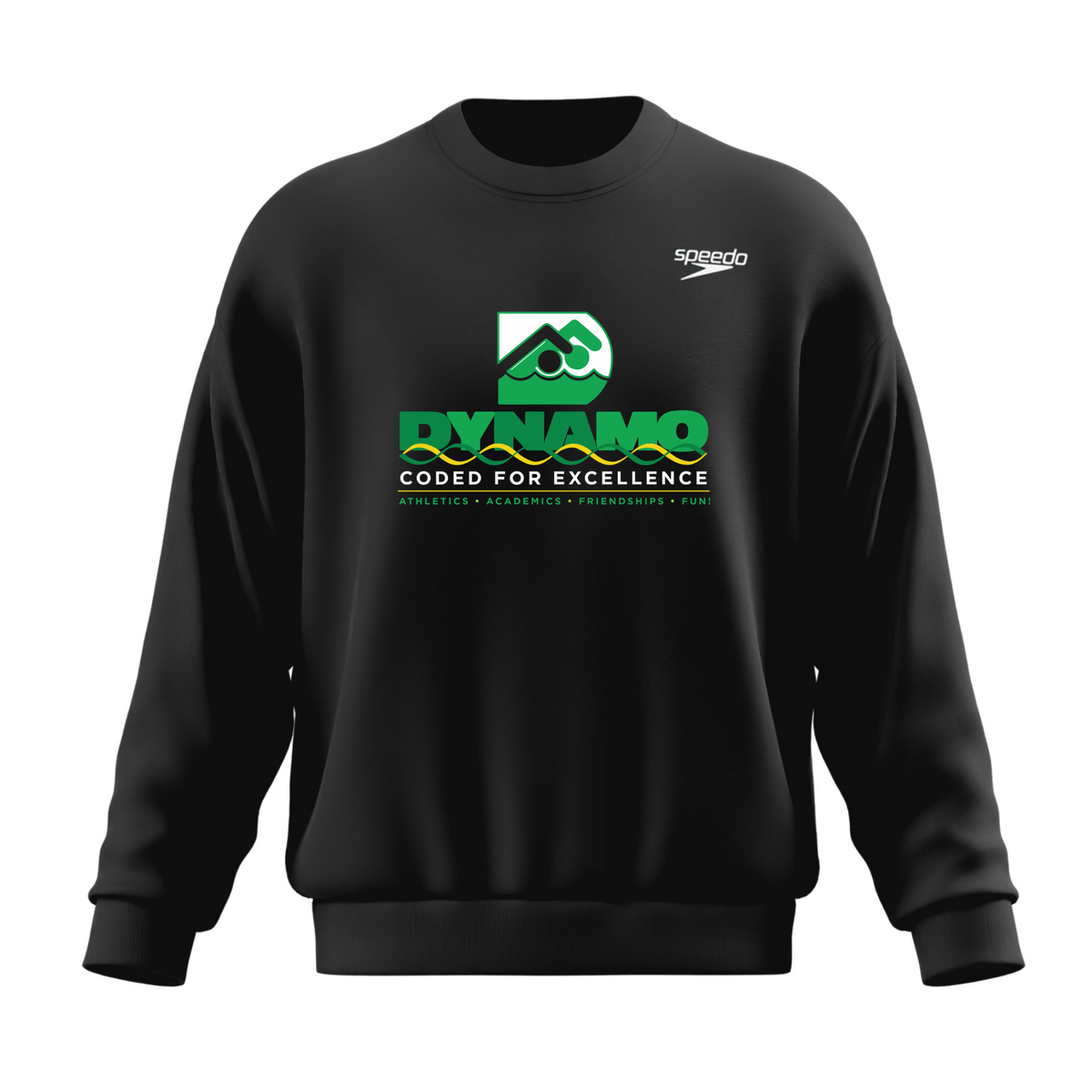 Speedo Unisex Team Crew (Heat Pressed) - Dynamo Swim Club