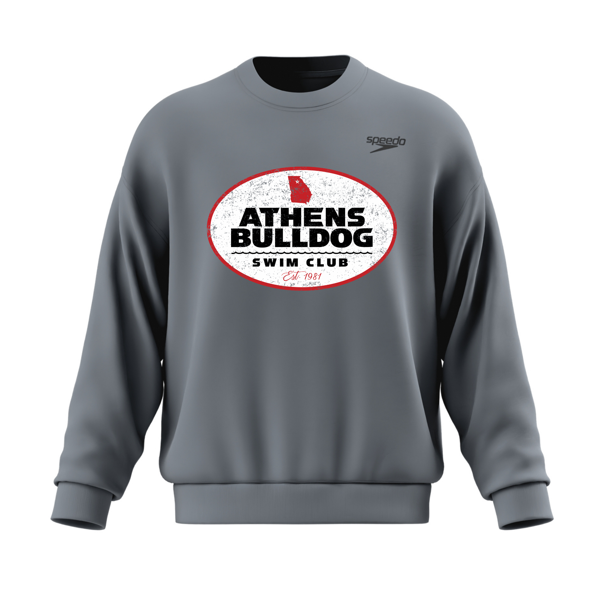 Speedo Unisex Team Crew Oval Logo (Customized) - ABSC