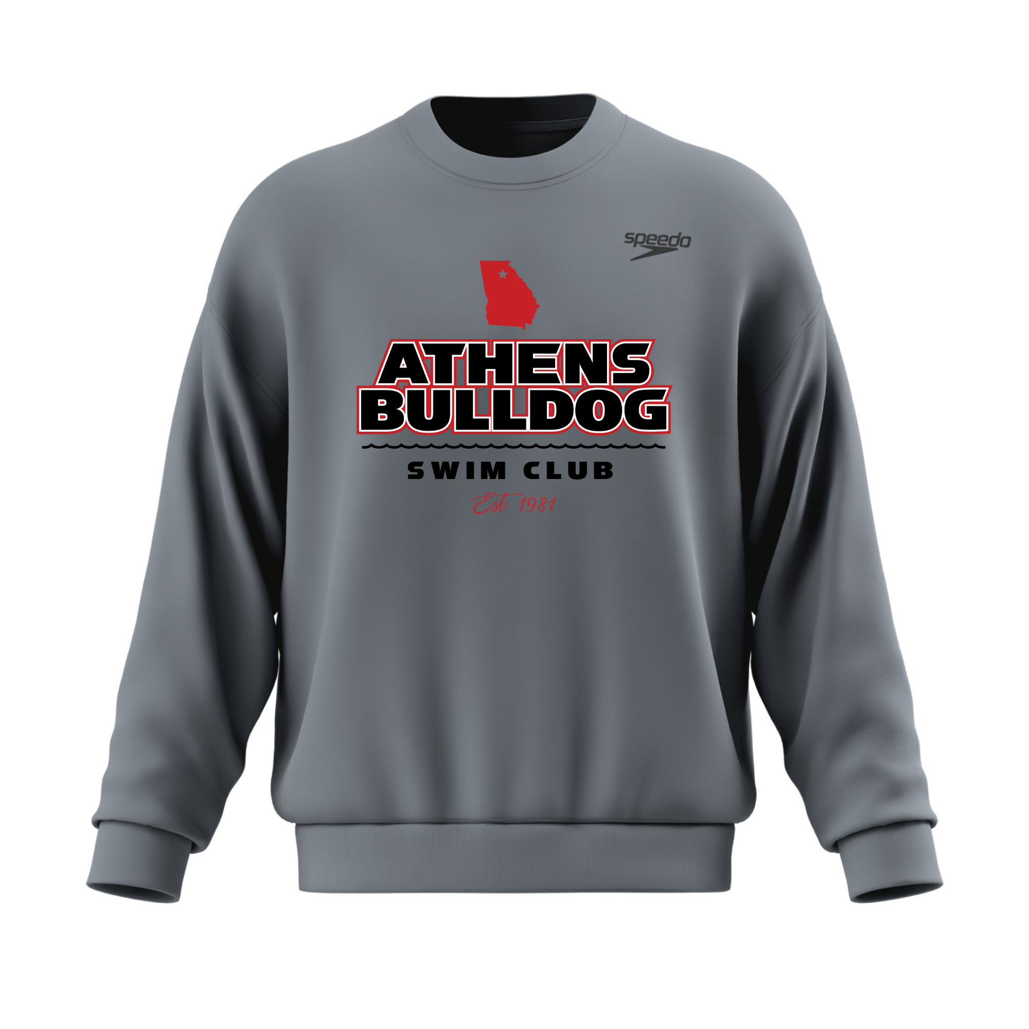 Speedo Unisex Team Crew Text Logo (Customized) - ABSC