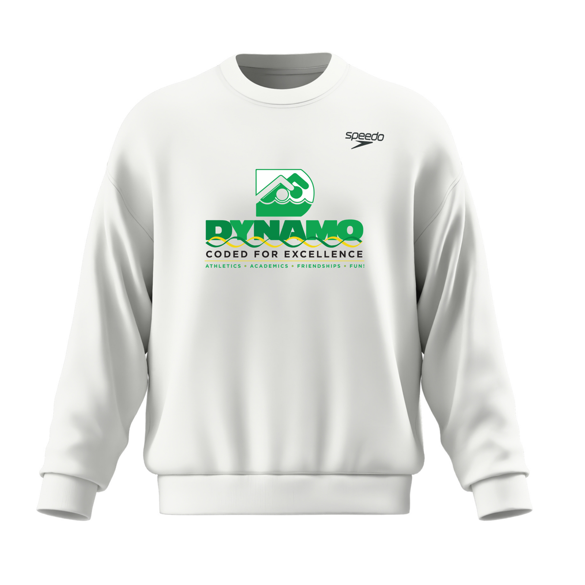 Speedo Unisex Team Crew (Heat Pressed) - Dynamo Swim Club