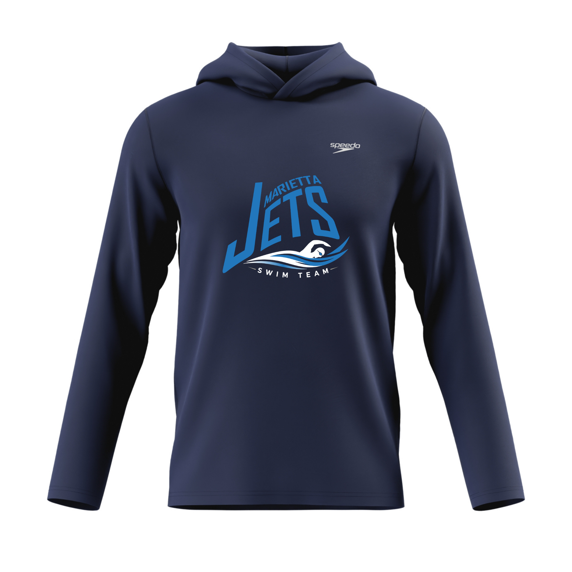 Speedo Unisex Lightweight Jersey Hoodie (Customized) - Marietta Jets