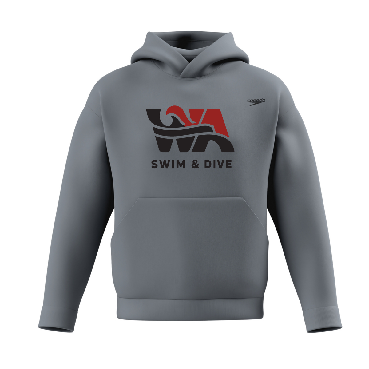Speedo Unisex Team Fleece Hoodie (Customized) - Woodward Academy