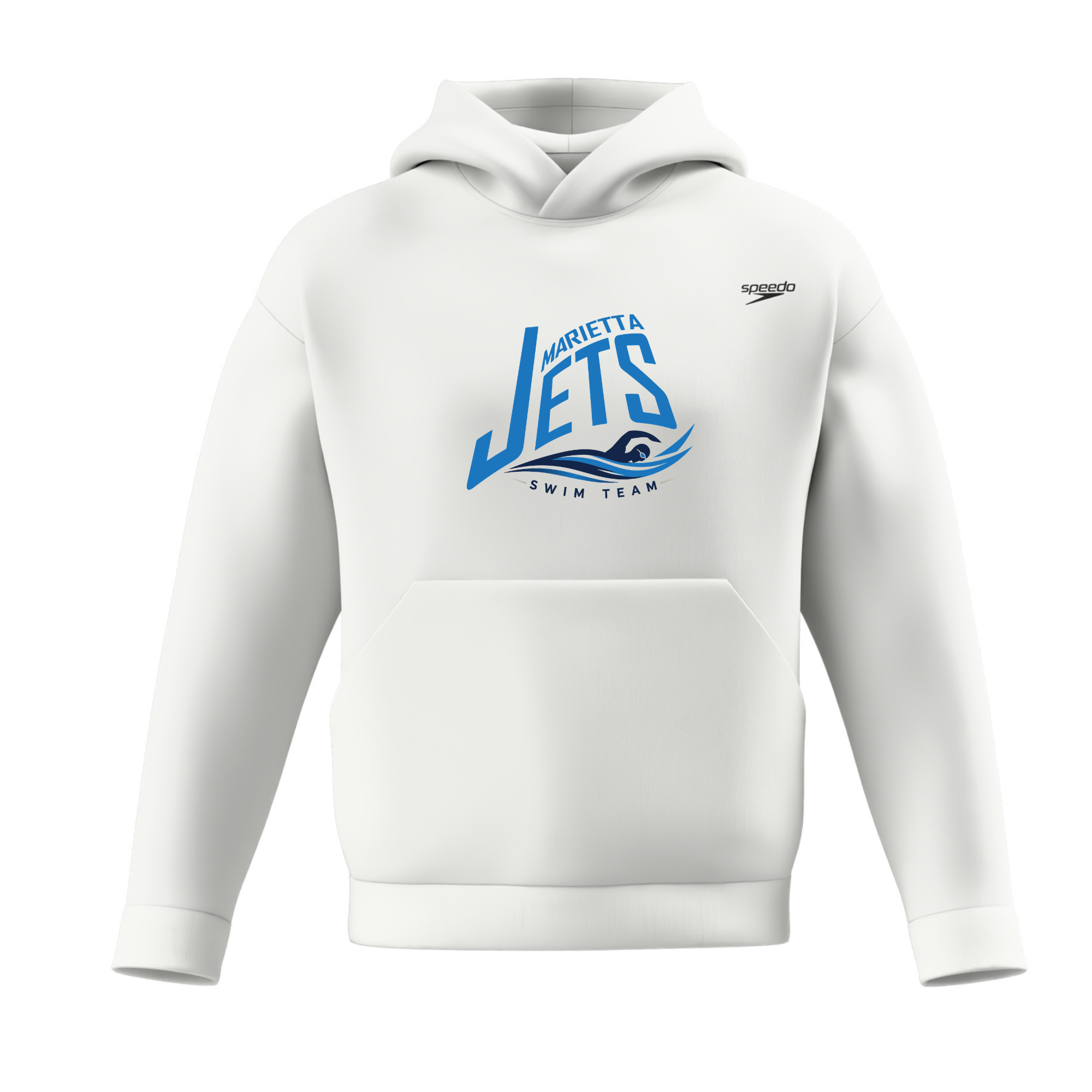 Speedo Unisex Team Fleece Hoodie (Customized) - Marietta Jets