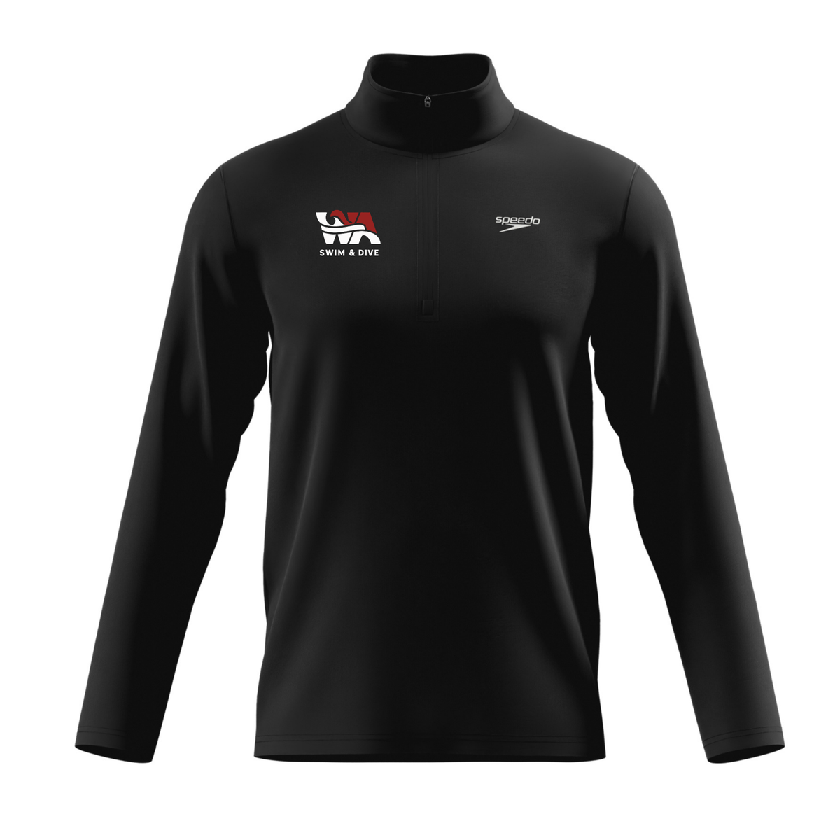 Speedo Unisex Lightweight Jersey 1/4 Zip (Customized) - Woodward Academy