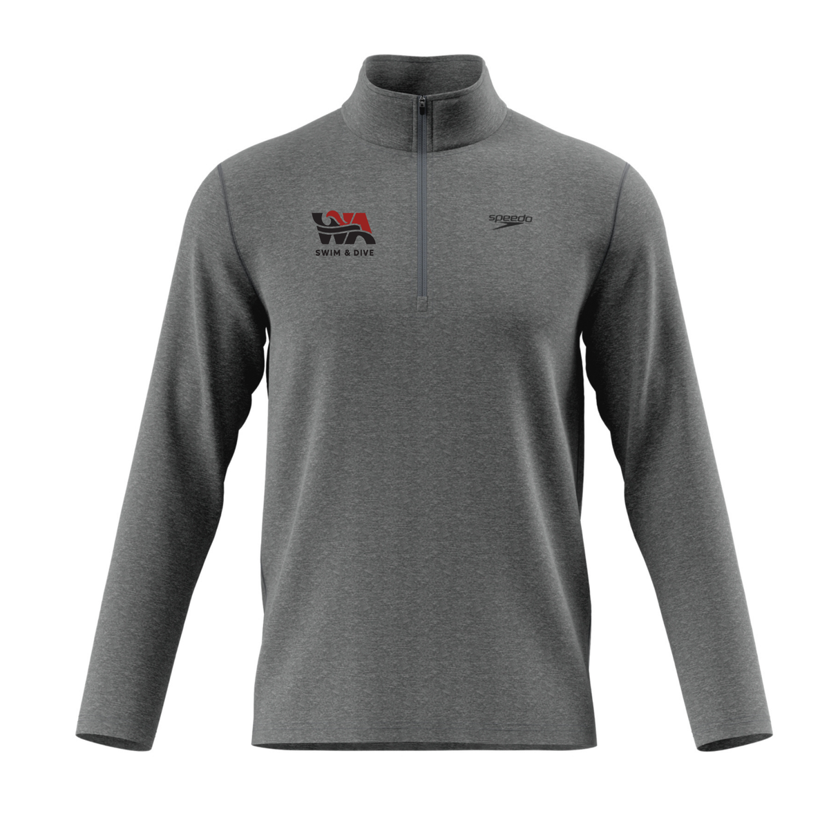 Speedo Unisex Lightweight Jersey 1/4 Zip (Customized) - Woodward Academy