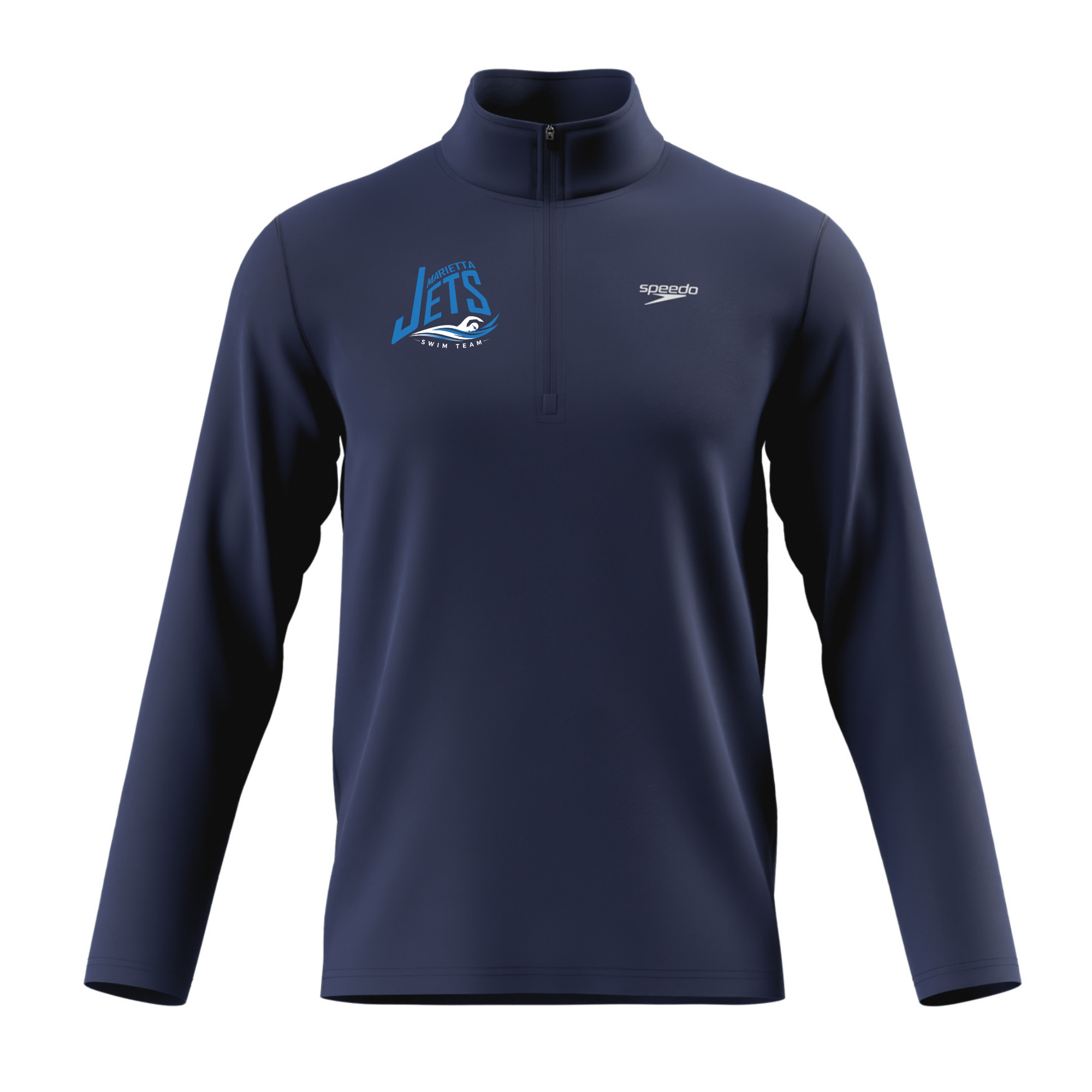 Speedo Unisex Lightweight Jersey 1/4 Zip (Customized) - Marietta Jets