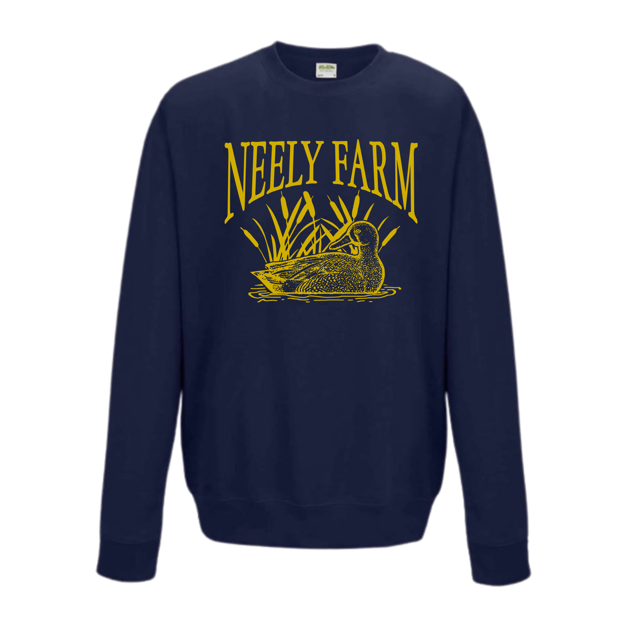 Medium Weight Unisex Crew Neck Sweatshirt Classic Logo (Customized) - Neely Farm