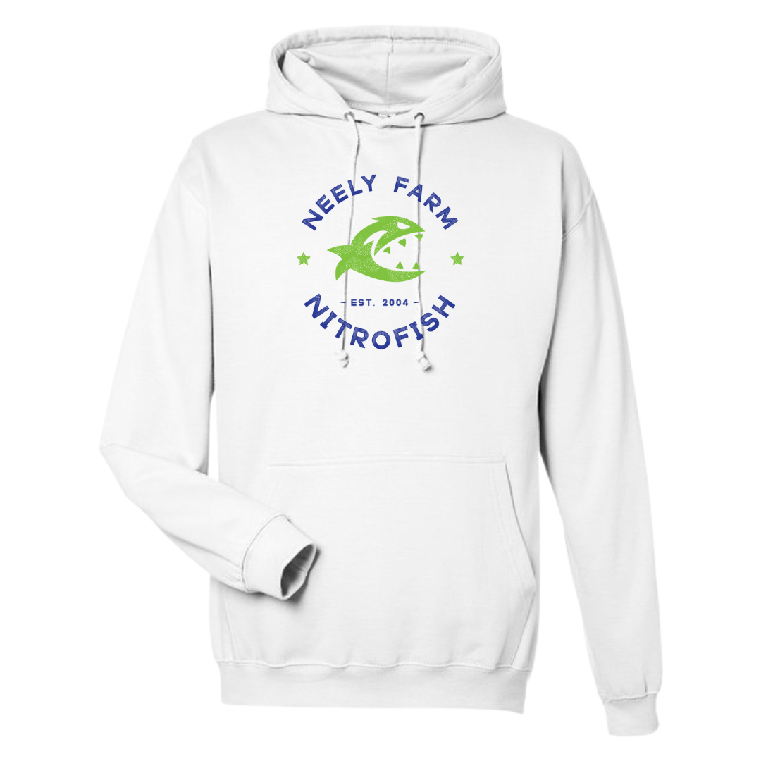 Medium Weight Unisex Hooded Sweatshirt (Customized) - Neely Farm Nitro Fish