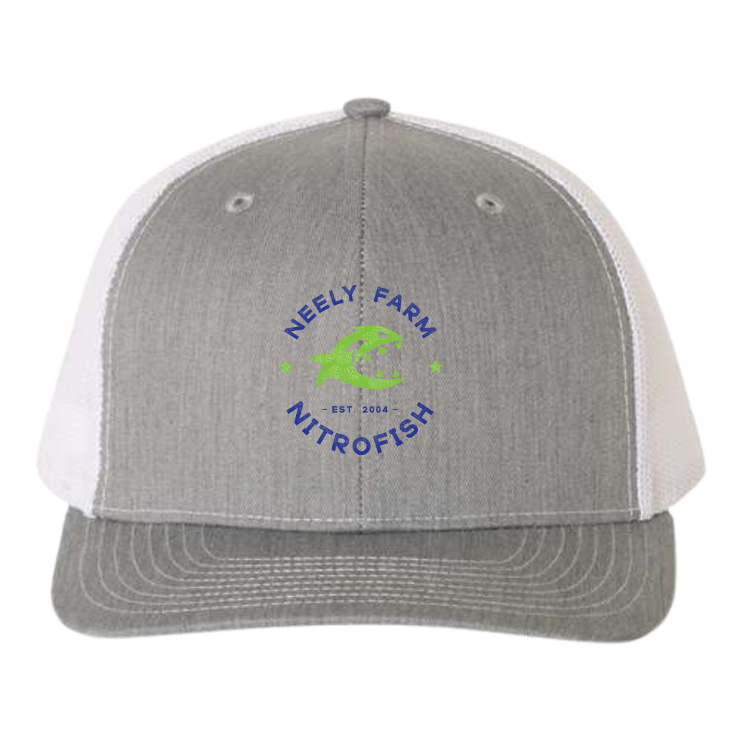 Richardson 112 Snap Back Hat (Customized) -  Neely Farm Nitro Fish