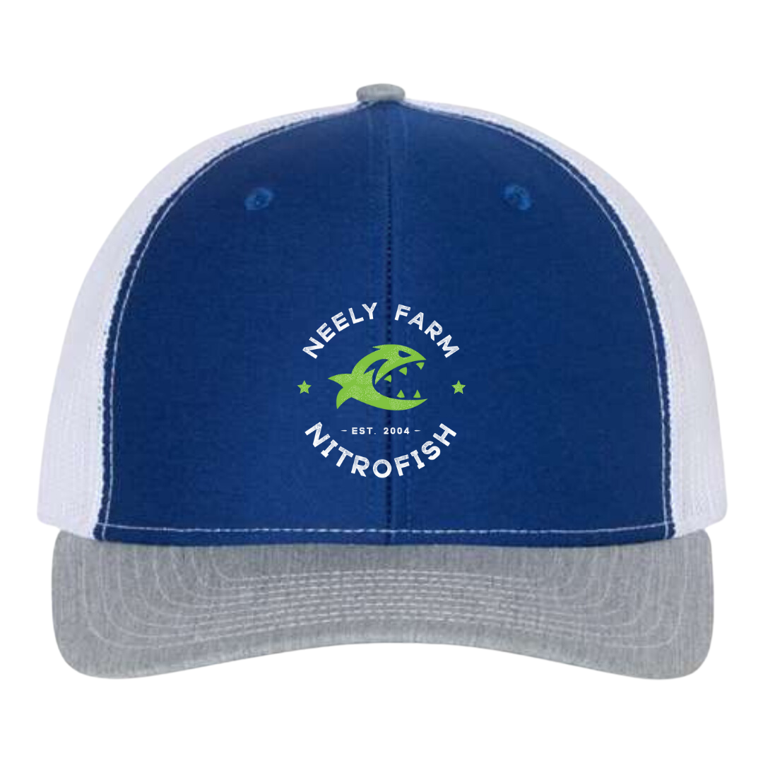 Richardson 112 Snap Back Hat (Customized) -  Neely Farm Nitro Fish