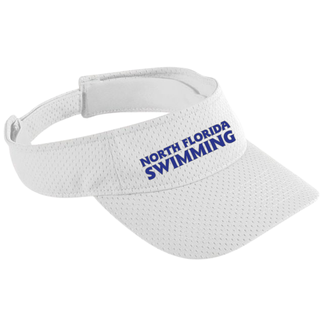 Athletic Mesh Visor (Customized) - North Florida Swimming