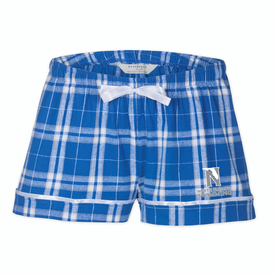 Boxercraft Women's Flannel Short (Customized) - North Florida Swimming