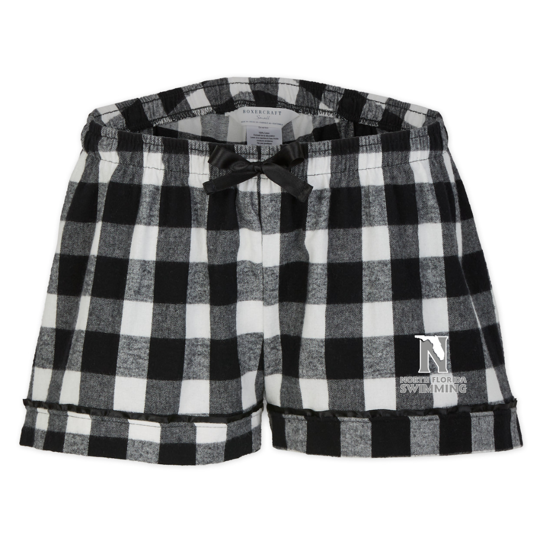 Boxercraft Women's Flannel Short (Customized) - North Florida Swimming