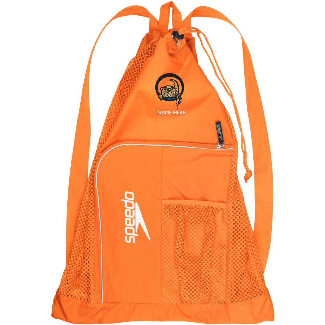 Speedo Deluxe Ventilator Backpack (Customized) - Orange Shoals