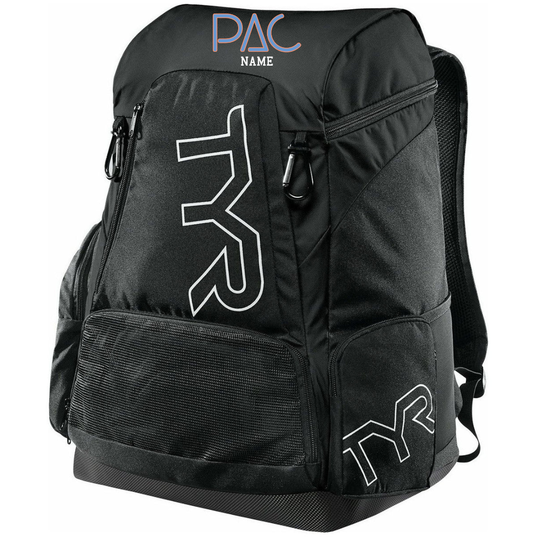 TYR Alliance 45L Backpack (Customized) - Peachtree Aquatic Club