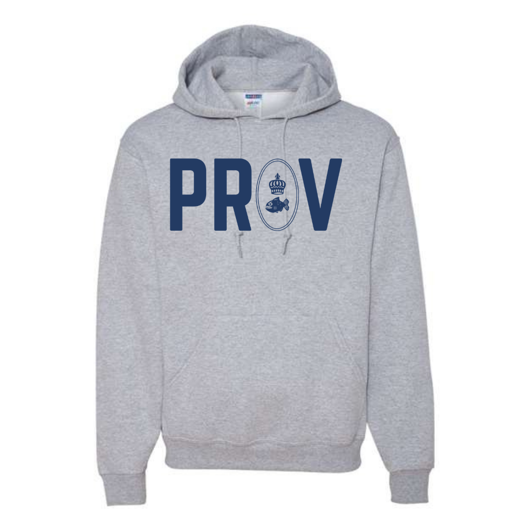 Medium Weight Unisex Hooded Sweatshirt - PROV Logo (Heat Press) - Providence CC