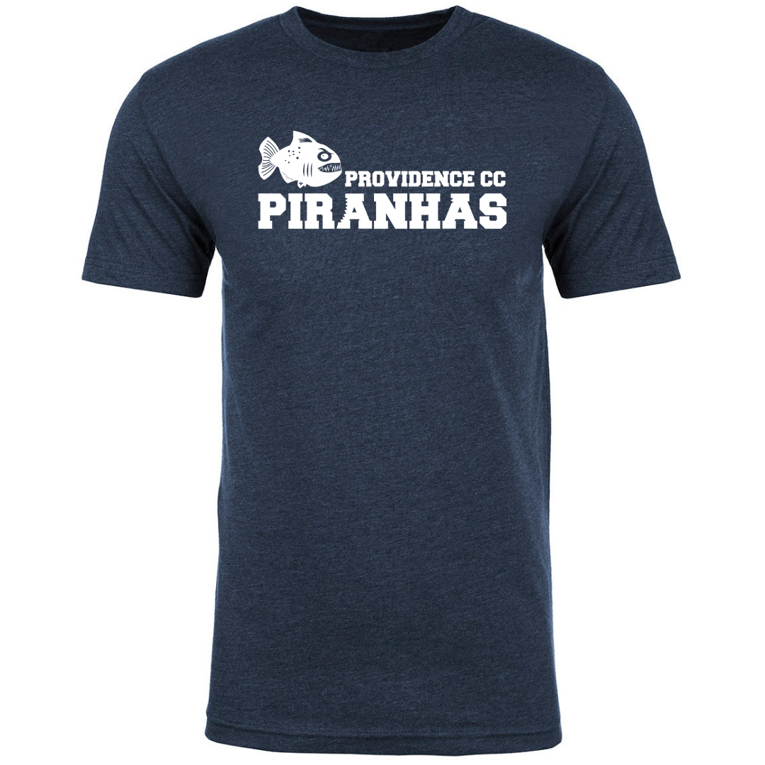 Short Sleeve T-Shirt - Piranhas Logo (Heat Press) - Providence CC