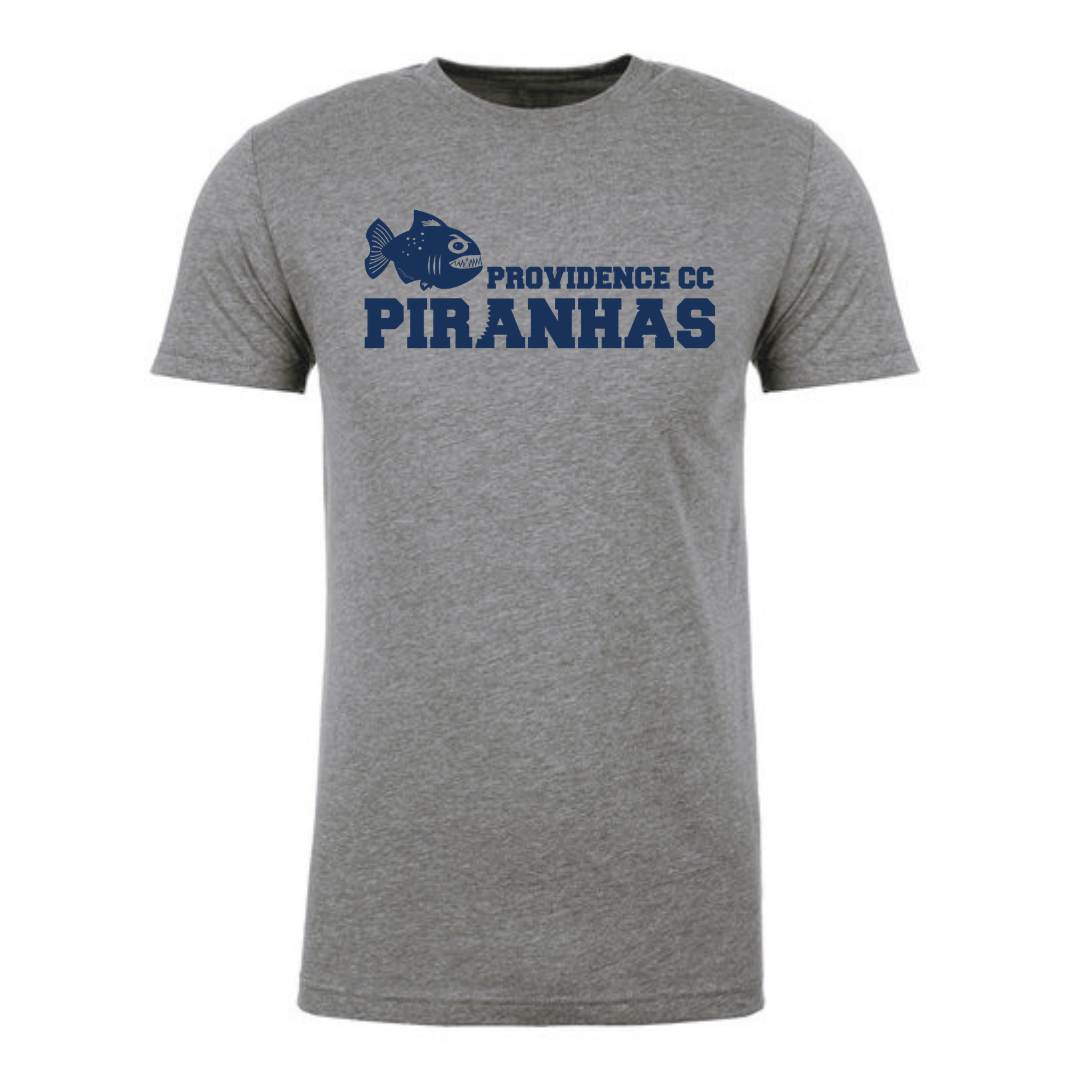 Short Sleeve T-Shirt - Piranhas Logo (Heat Press) - Providence CC