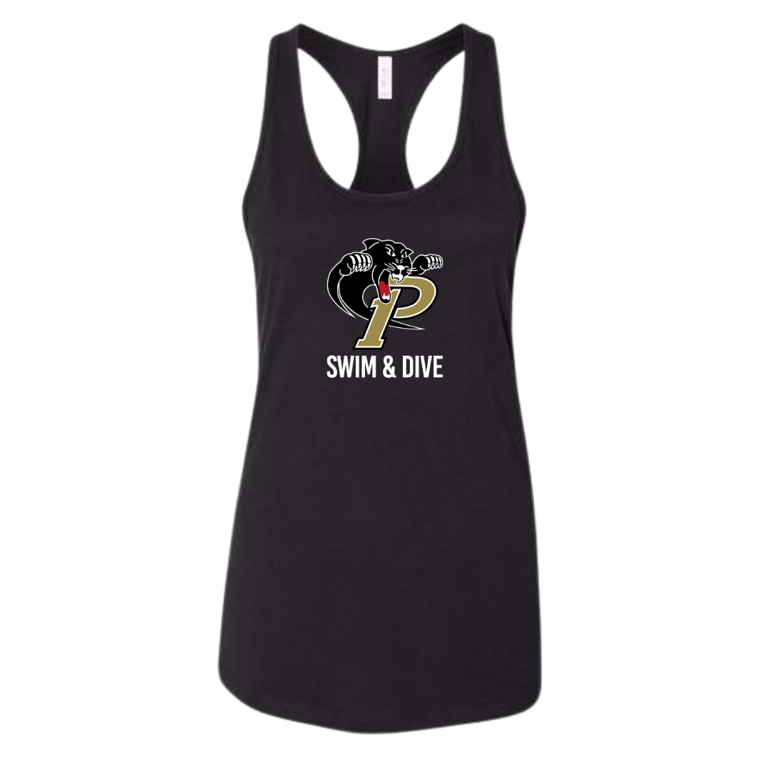 Panthers Ladies'  Racerback Tank (Customized) - Providence HS