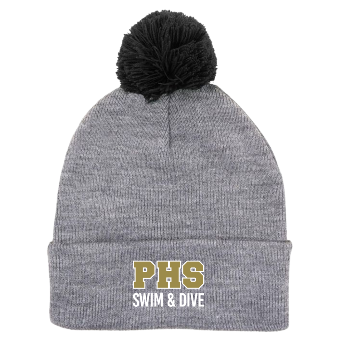 Puff Ball Beanie (Customized) - Providence HS