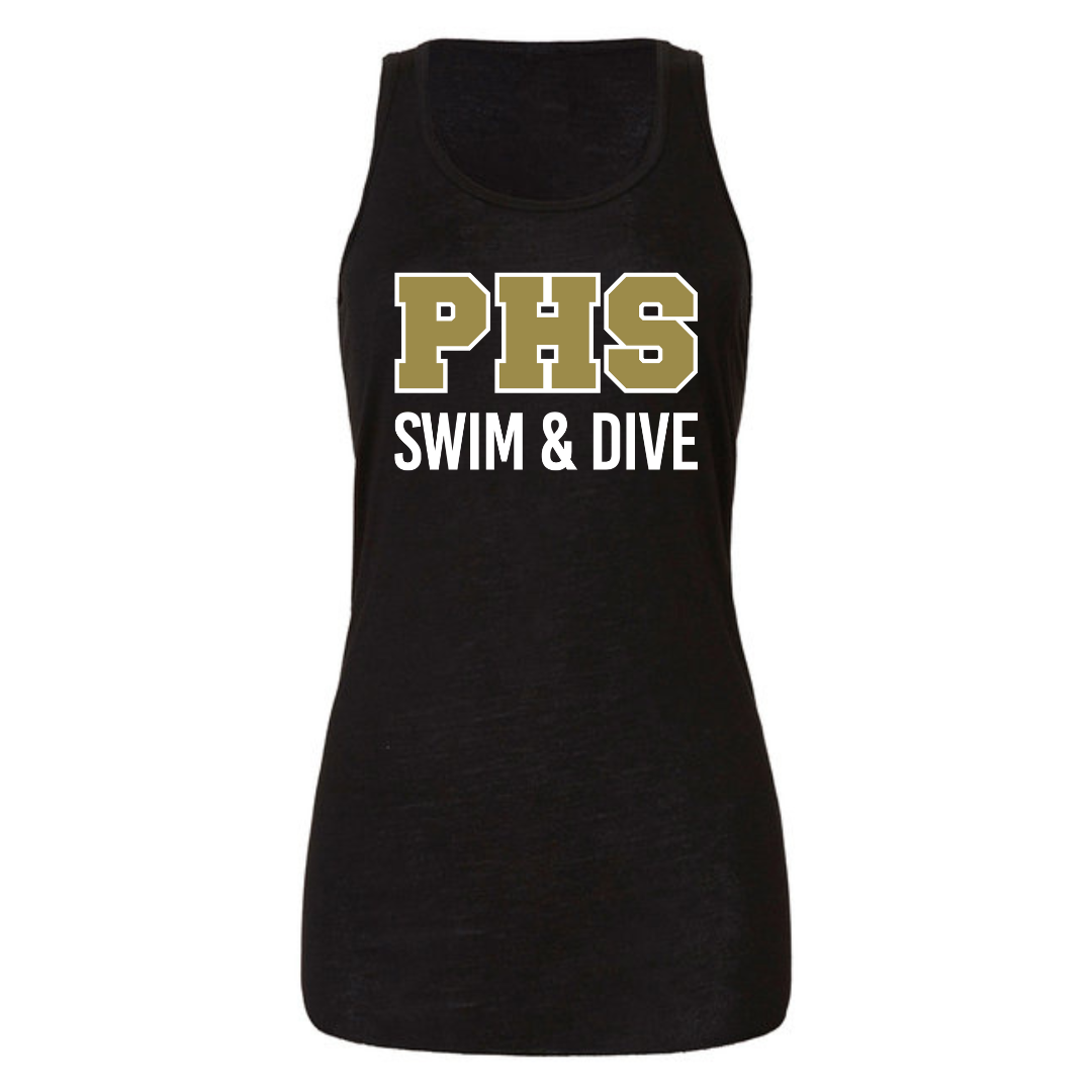 PHS Ladies Racerback Flowy Tank (Customoized) - Providence HS