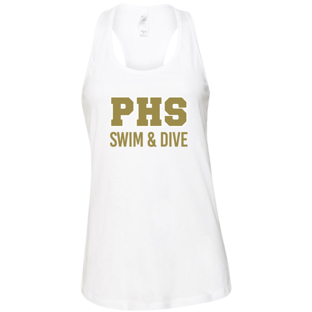 PHS Ladies Racerback Flowy Tank (Customoized) - Providence HS