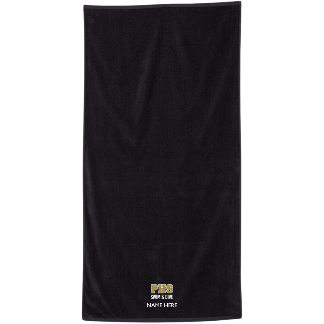 34" x 70" Velour Towel (Customized) - Providence HS