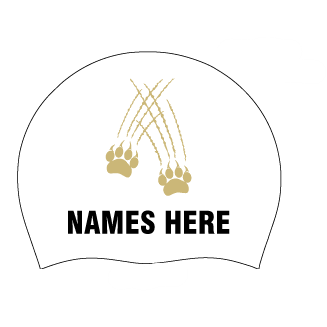 Personalized White Silicone Caps (Pack of 2) - Providence HS