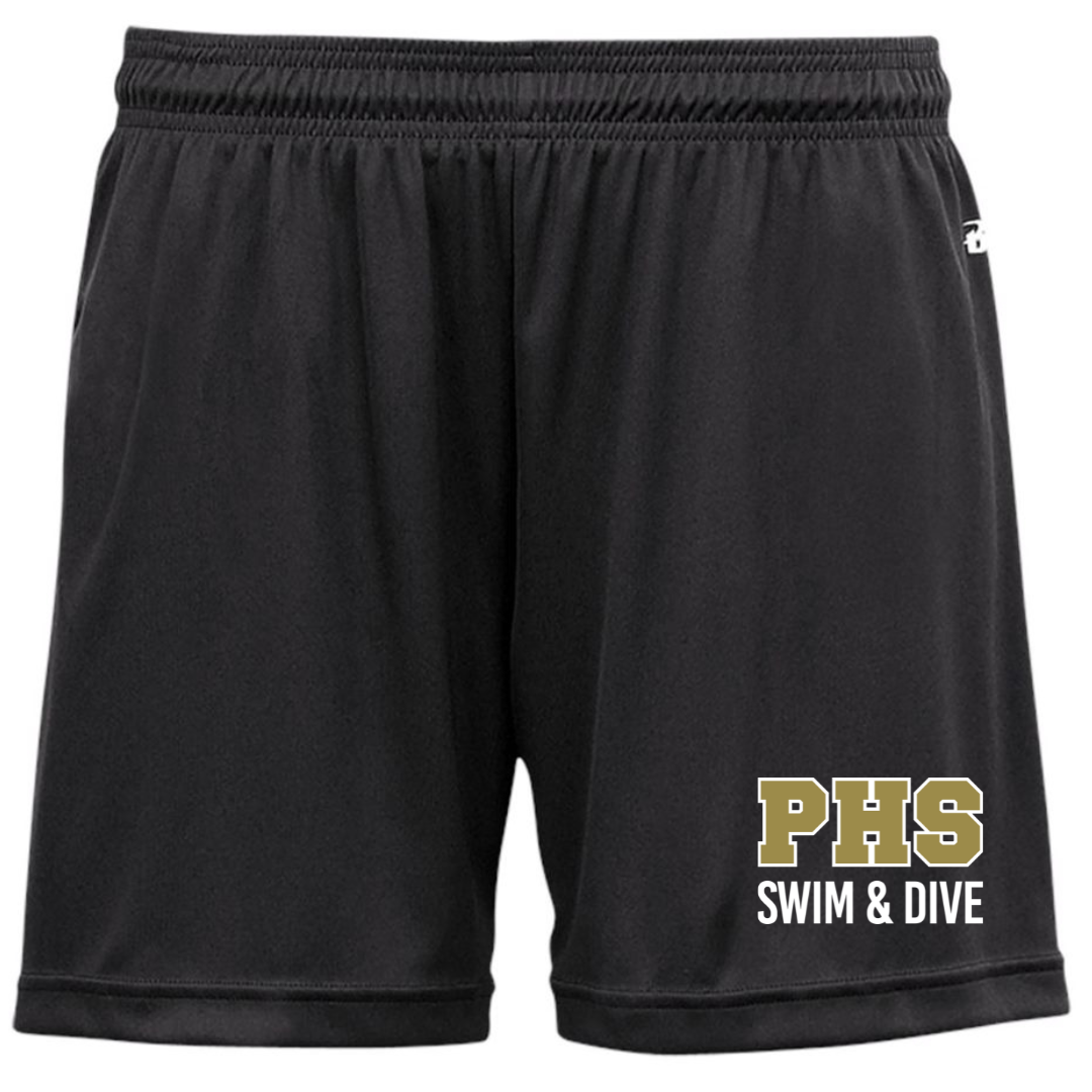 Unisex B-Core 5" Pocketed Shorts (Customized) - Providence HS