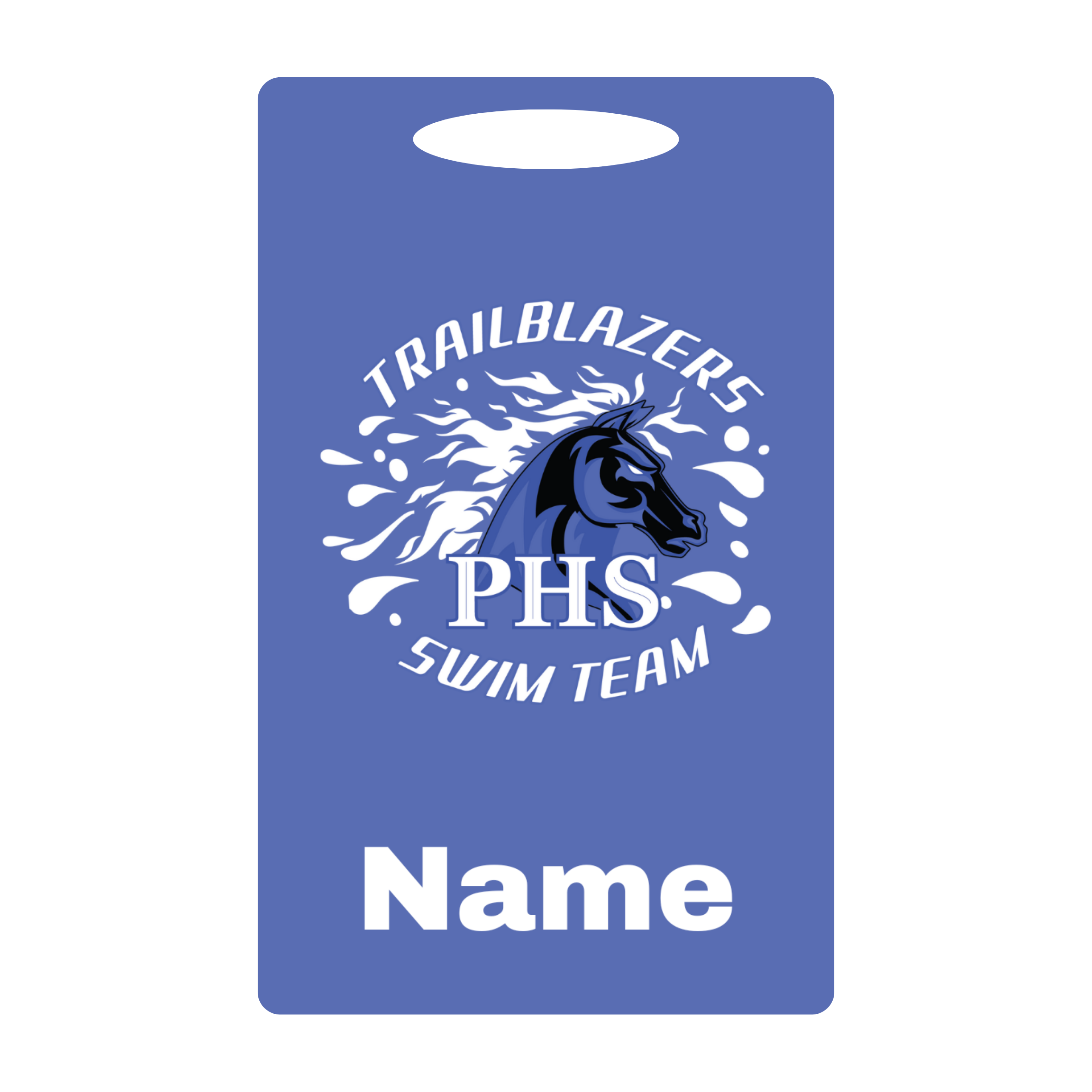 Aluminum Bag Tag (Customized) - Patel High School