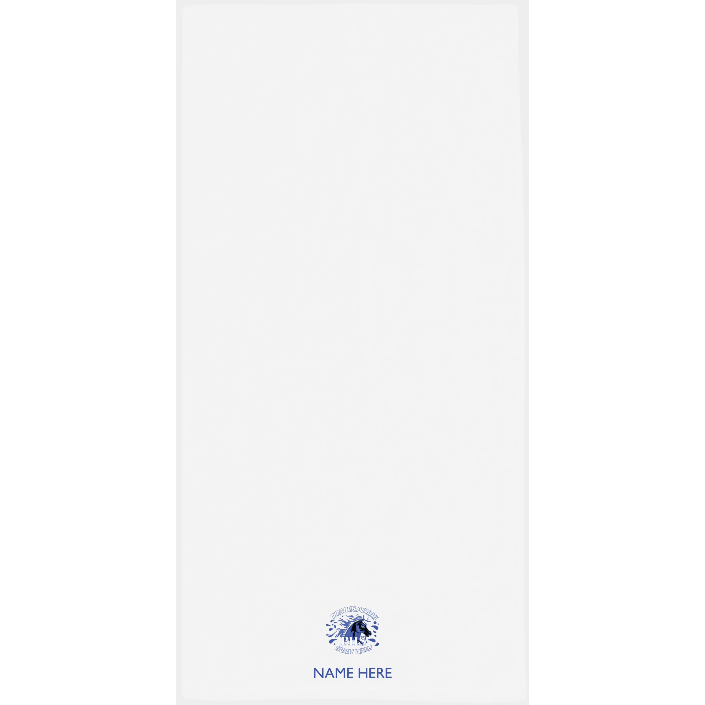 34" x 70" Velour Towel (Customized) - Patel High School