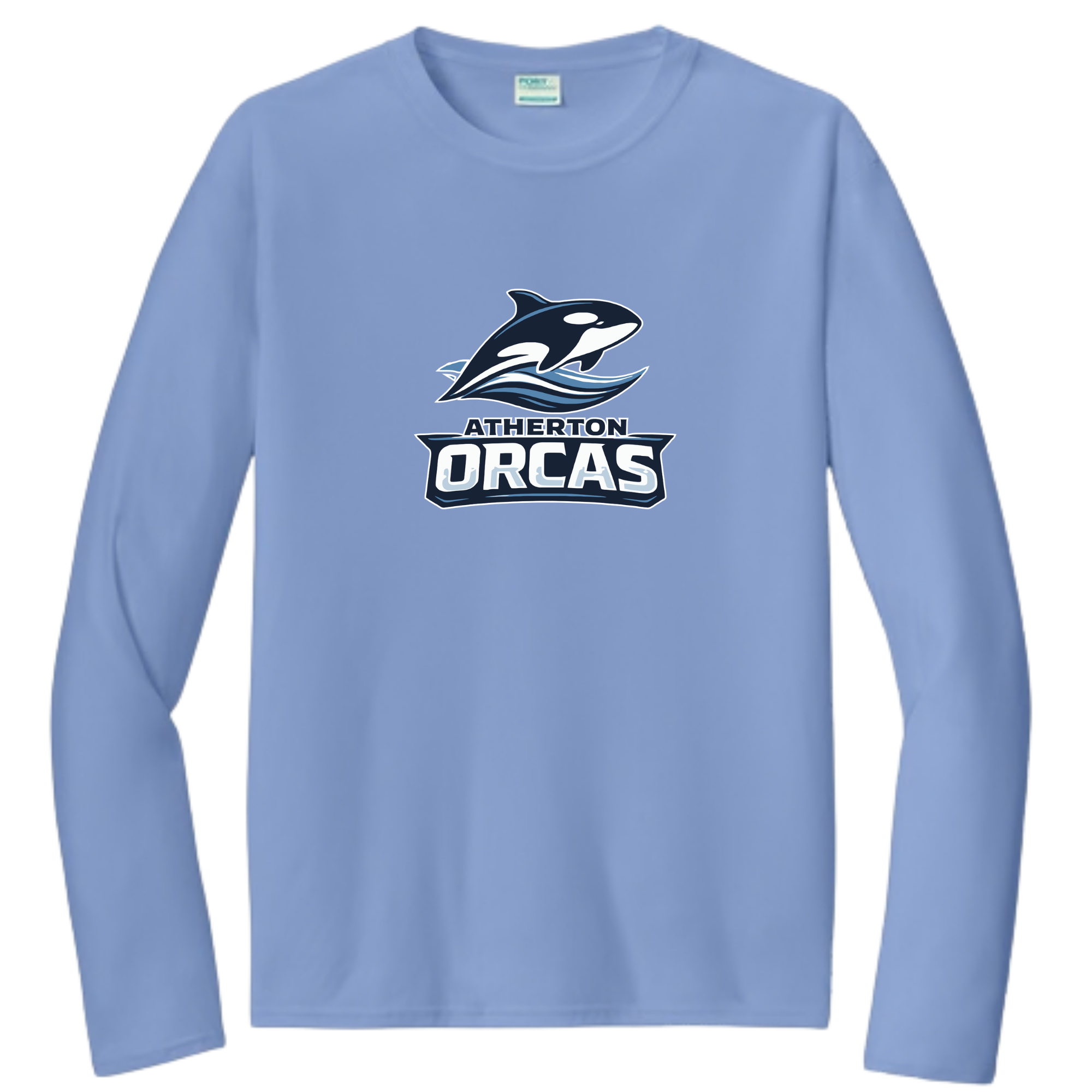 Performance Long-Sleeve Tee (Customized) - Atherton Orcas