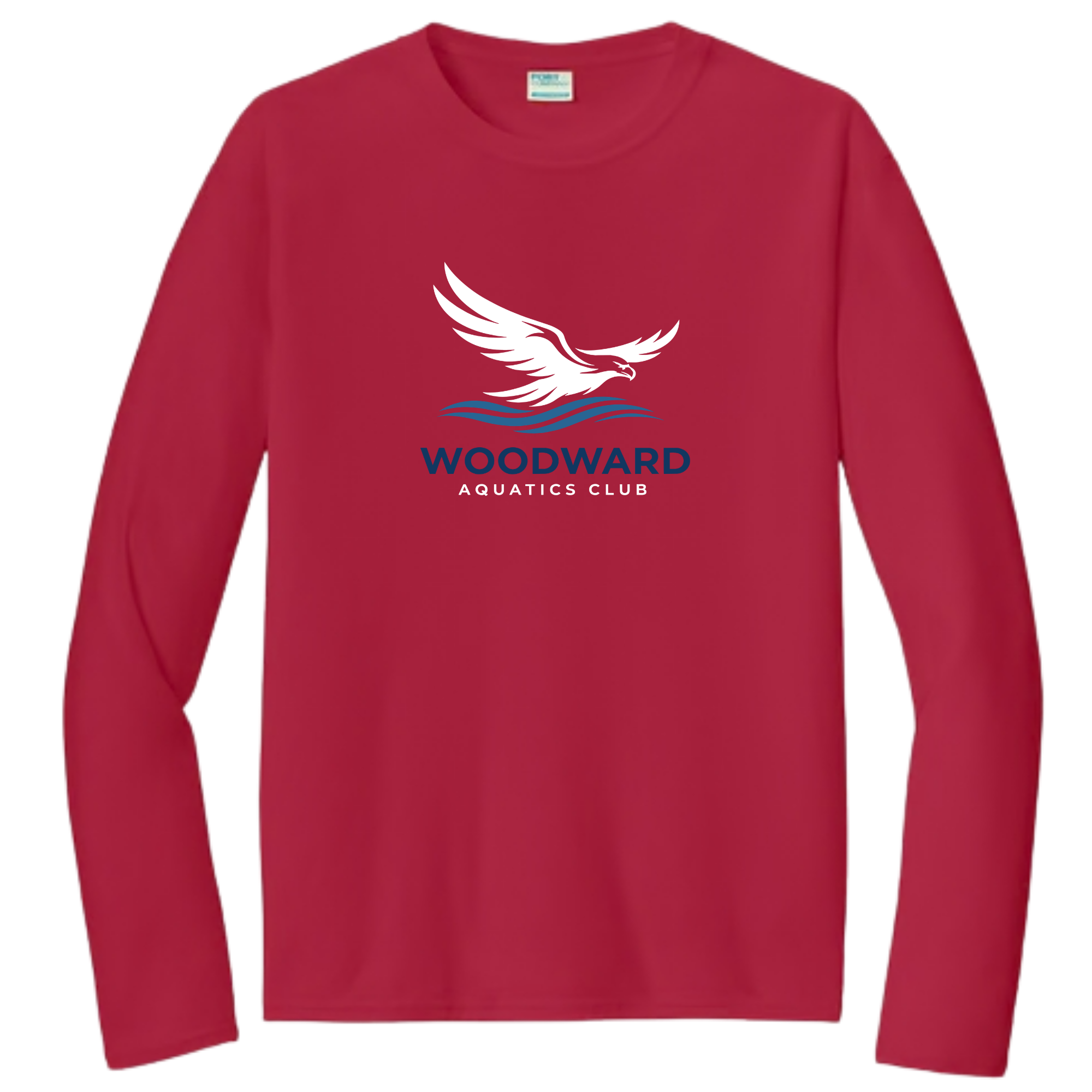 Performance Long-Sleeve Tee (Customized) - Woodward Aquatics Club