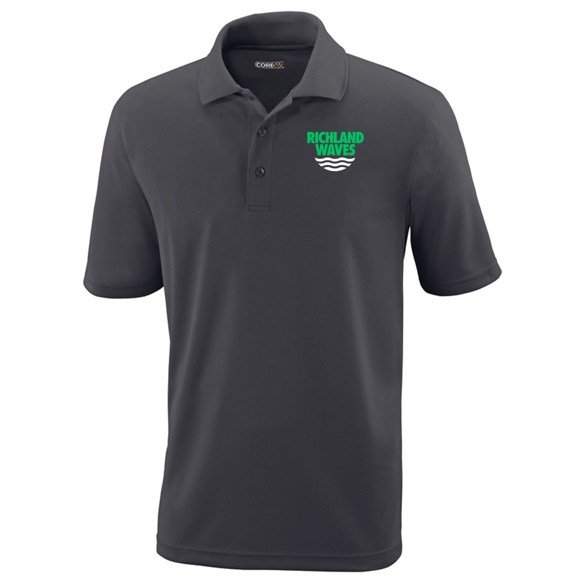 Performance Polo (Heat Pressed) - NEW DESIGN - Richland