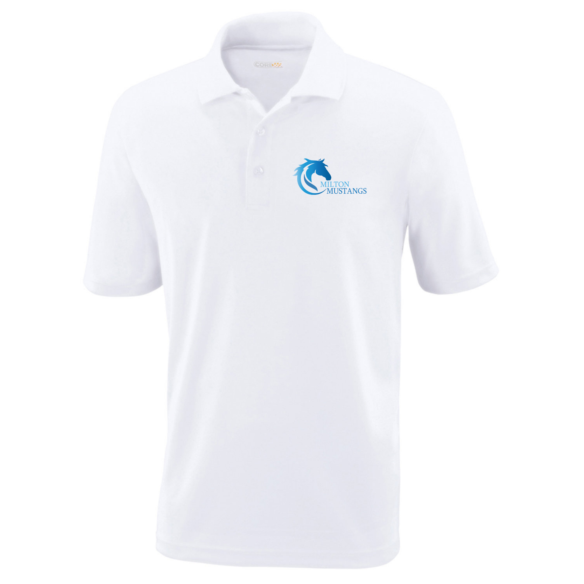 Performance Polo (Heat Press) - Milton Mustangs