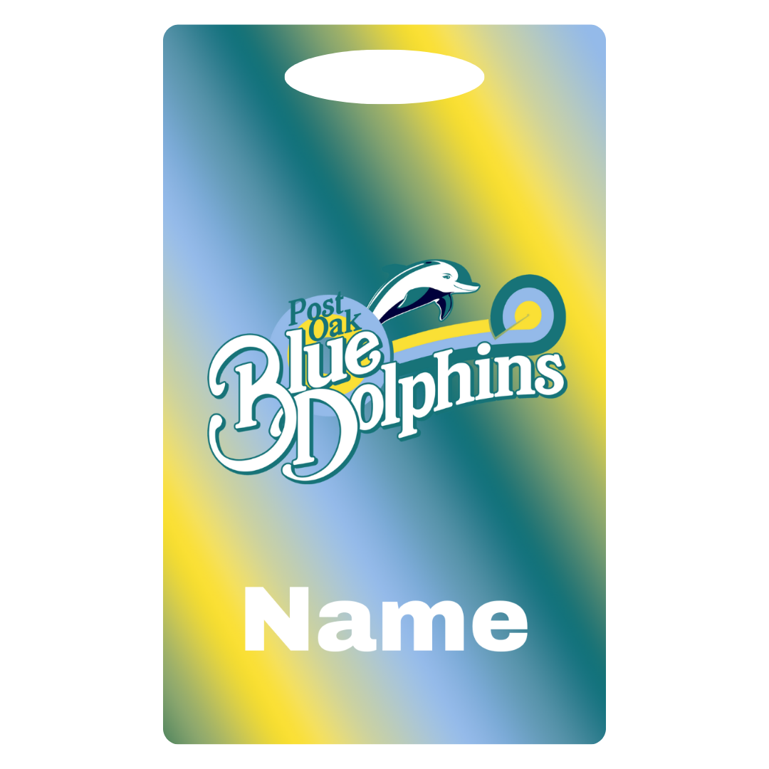 Aluminum Bag Tag (Customized) - Post Oak