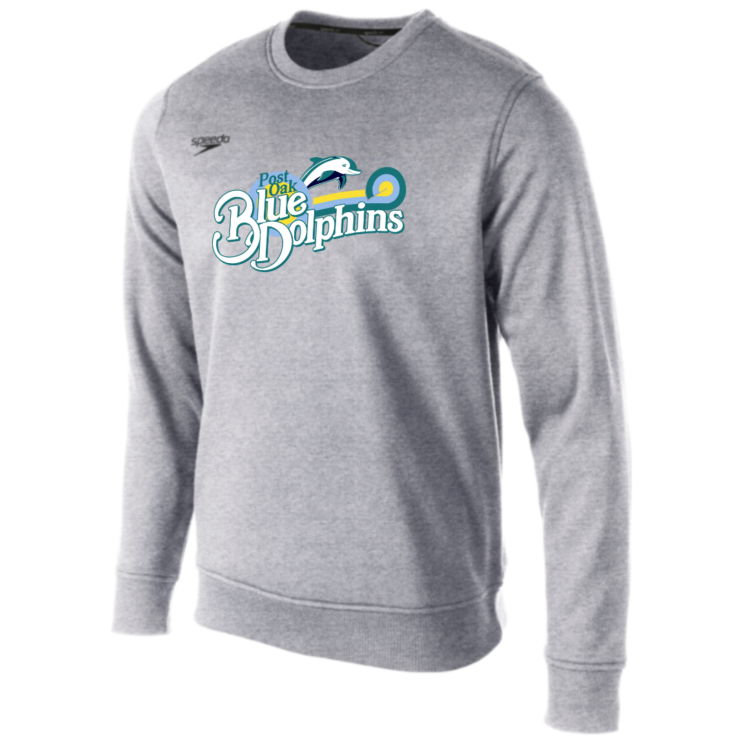 Speedo Fleece Crew Neck Sweatshirt (Customized) - Post Oak