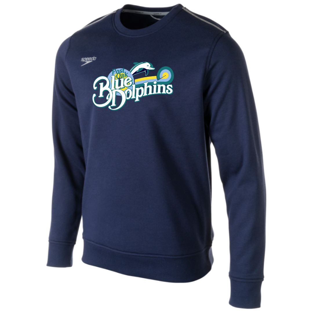 Speedo Fleece Crew Neck Sweatshirt (Customized) - Post Oak