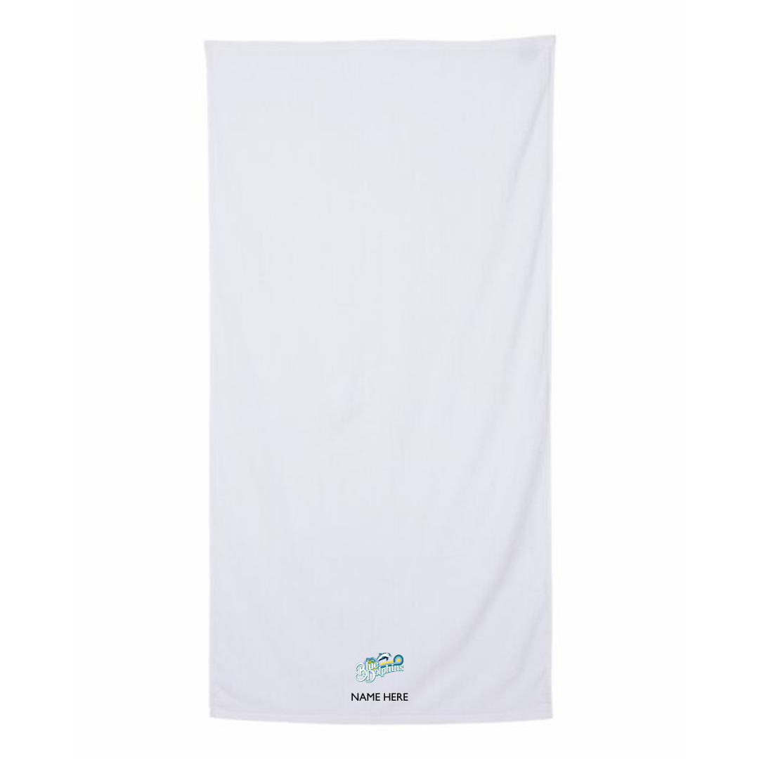 34" x 70" Velour Towel (Customized) - Post Oak