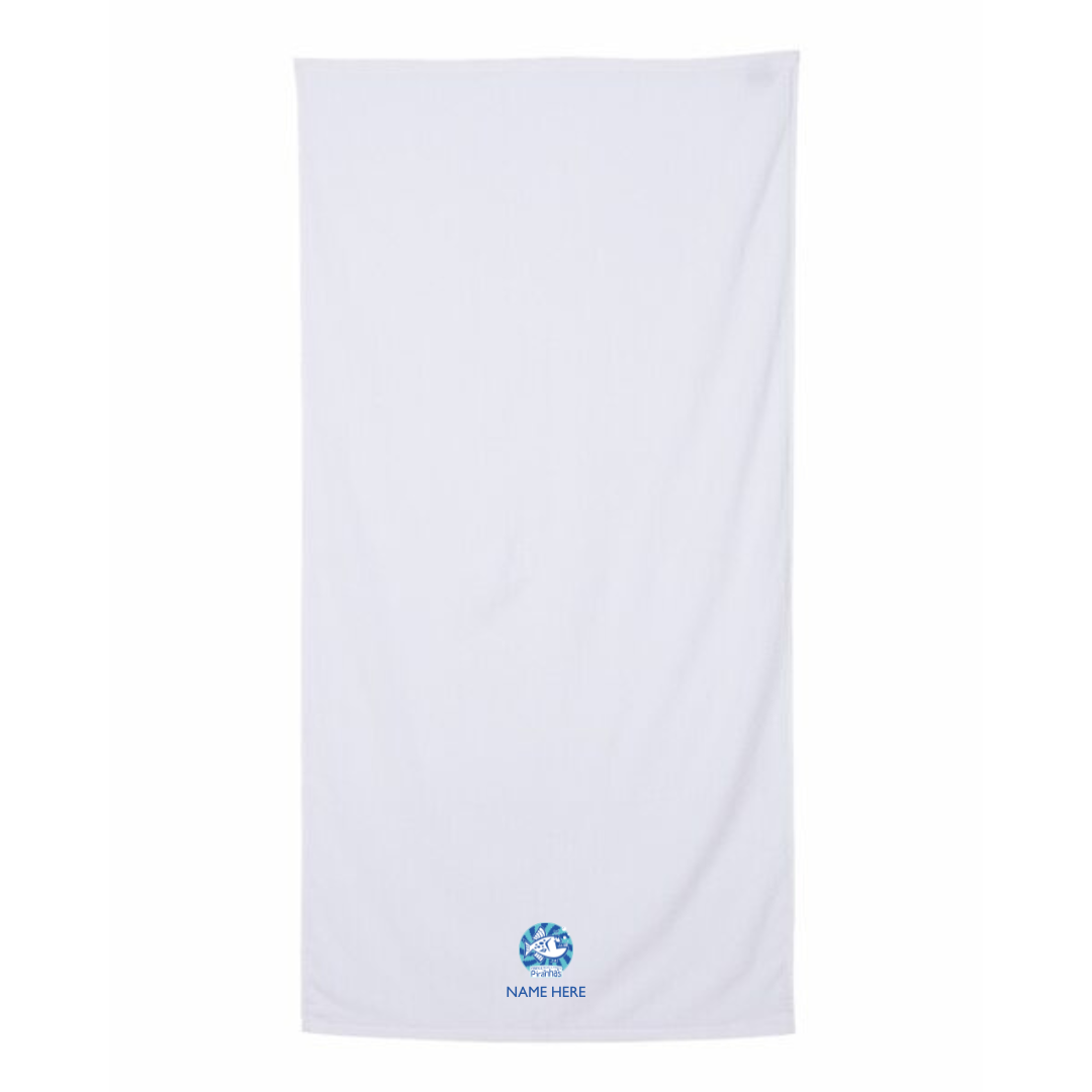 34" x 70" Velour Towel (Customized) - Princeton