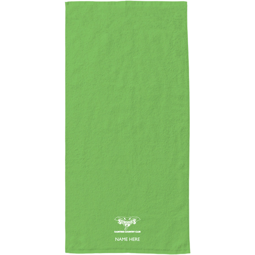 34" x 70" Velour Towel (Customized) - Raintree CC