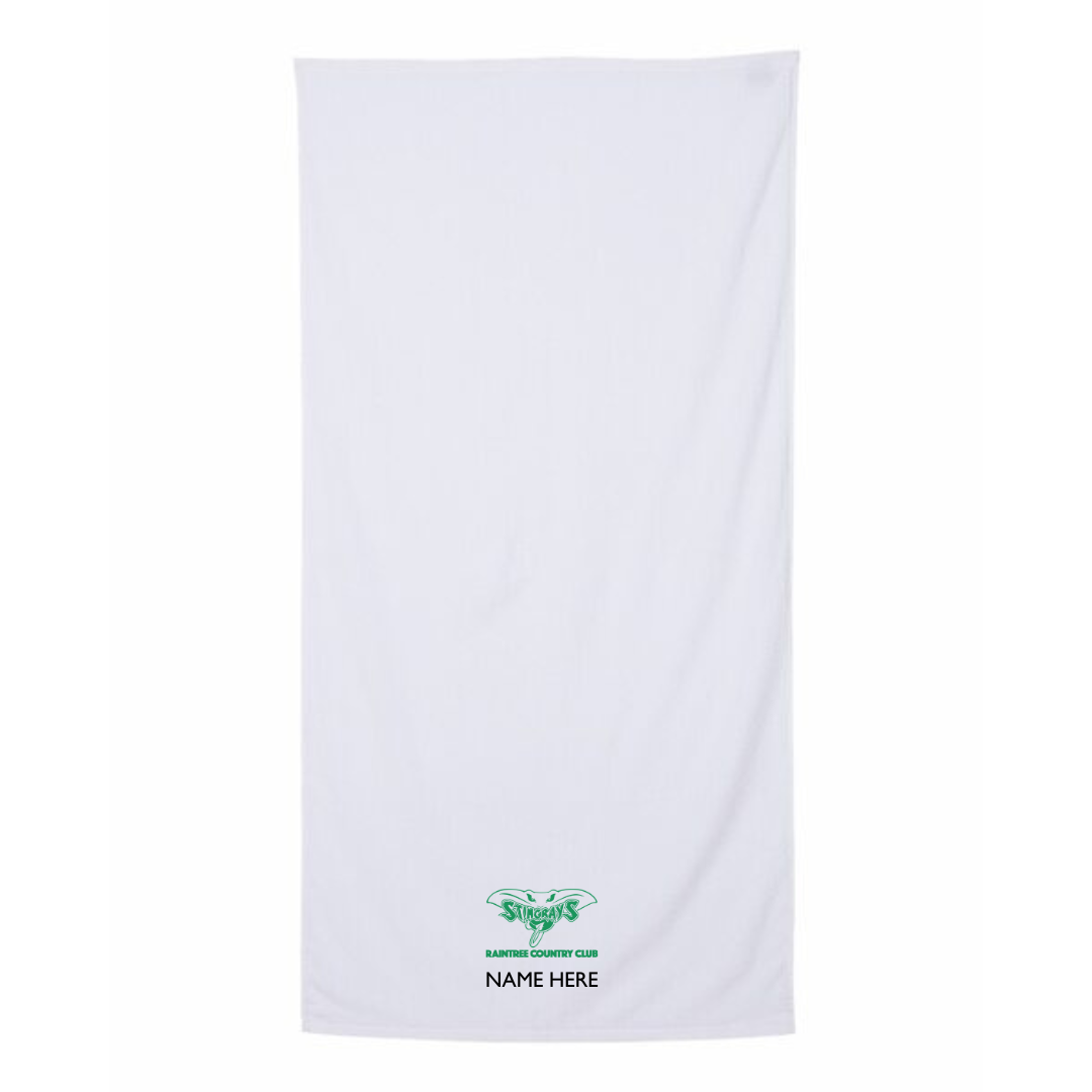 34" x 70" Velour Towel (Customized) - Raintree CC