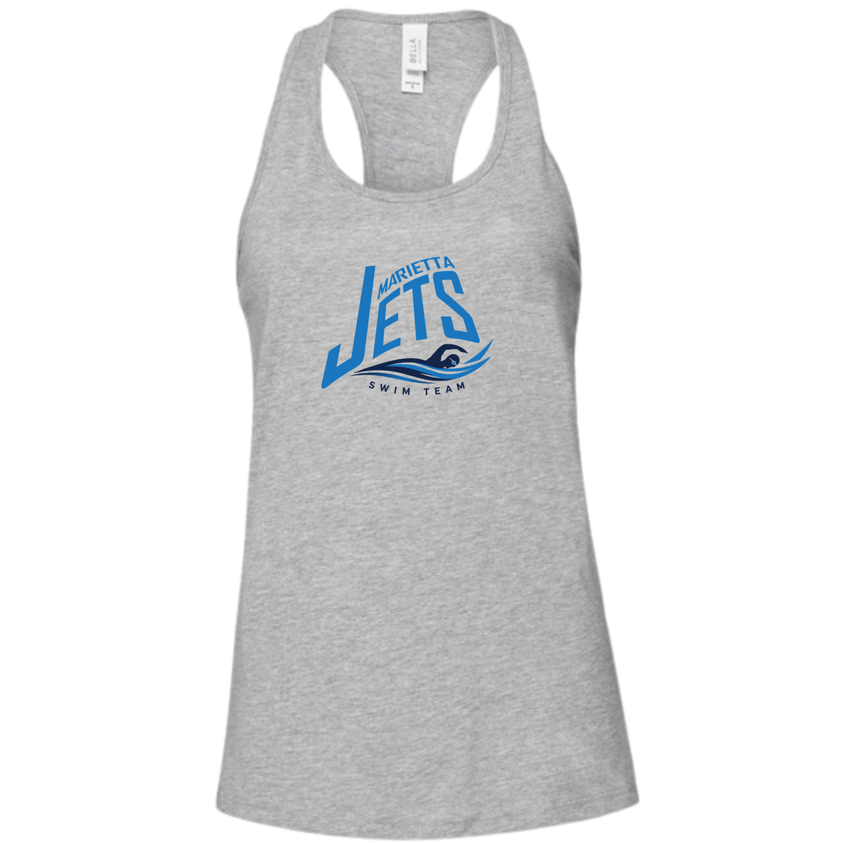 Ladies'  Racerback Tank (Customized) - Marietta Jets