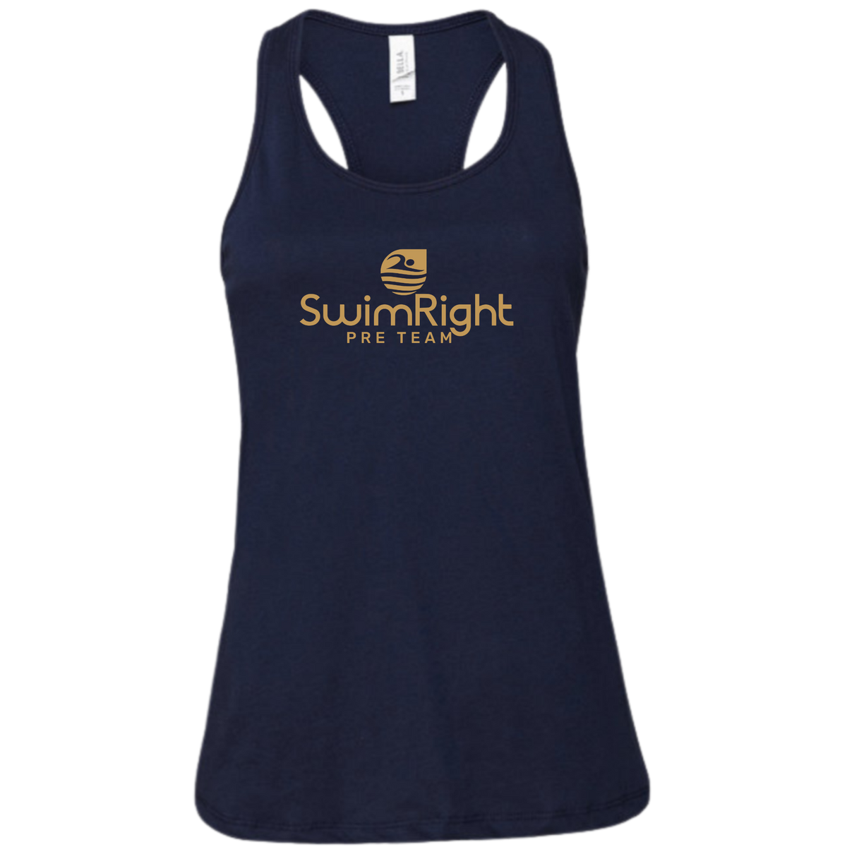 Ladies'  Racerback Tank (Customized) - SwimRight LA Pre Team