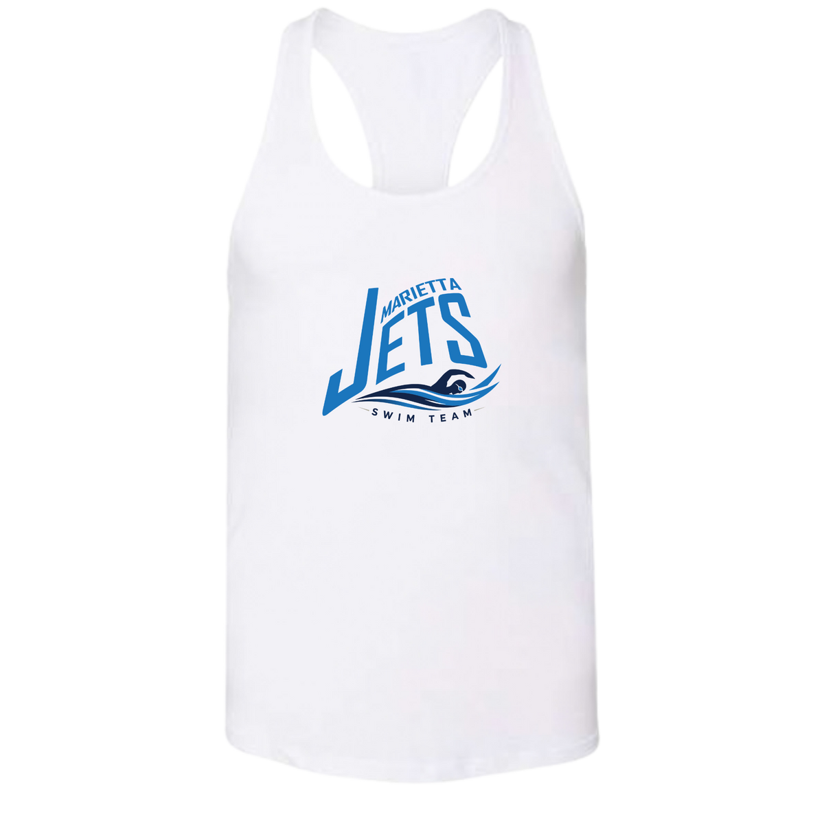 Ladies'  Racerback Tank (Customized) - Marietta Jets