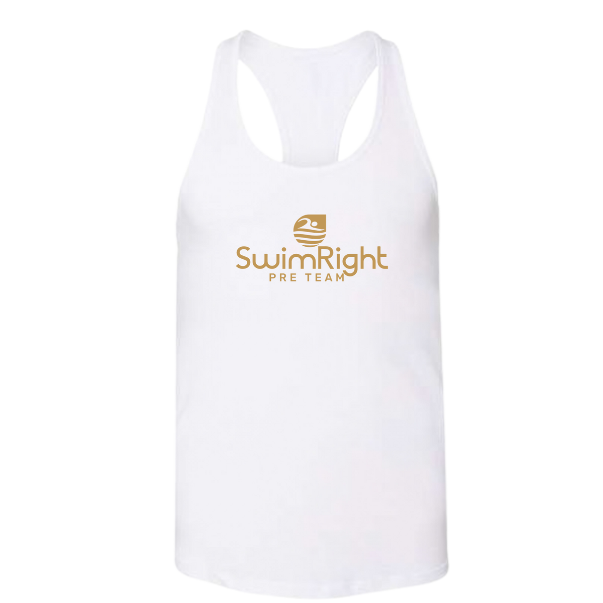 Ladies'  Racerback Tank (Customized) - SwimRight LA Pre Team