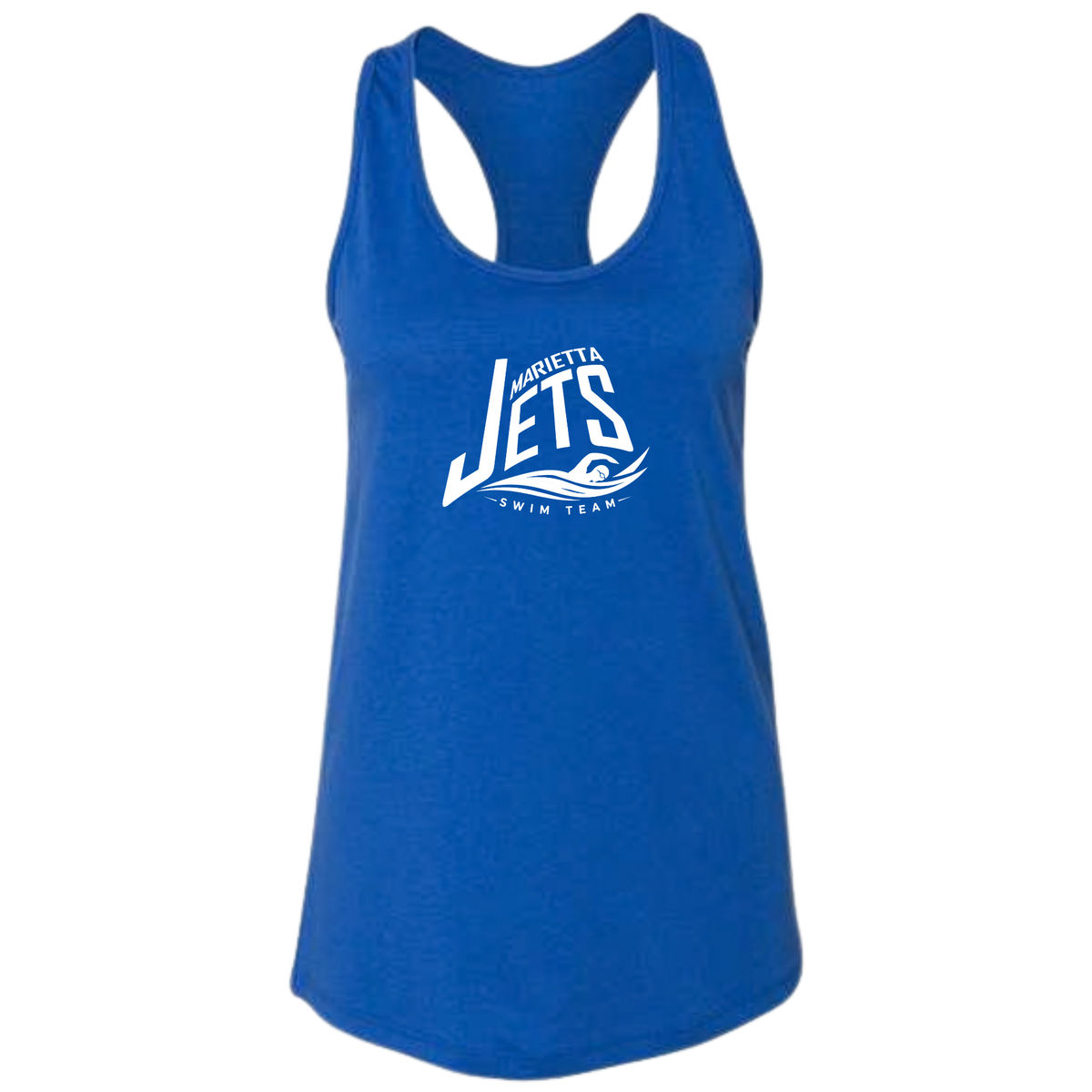 Ladies'  Racerback Tank (Customized) - Marietta Jets