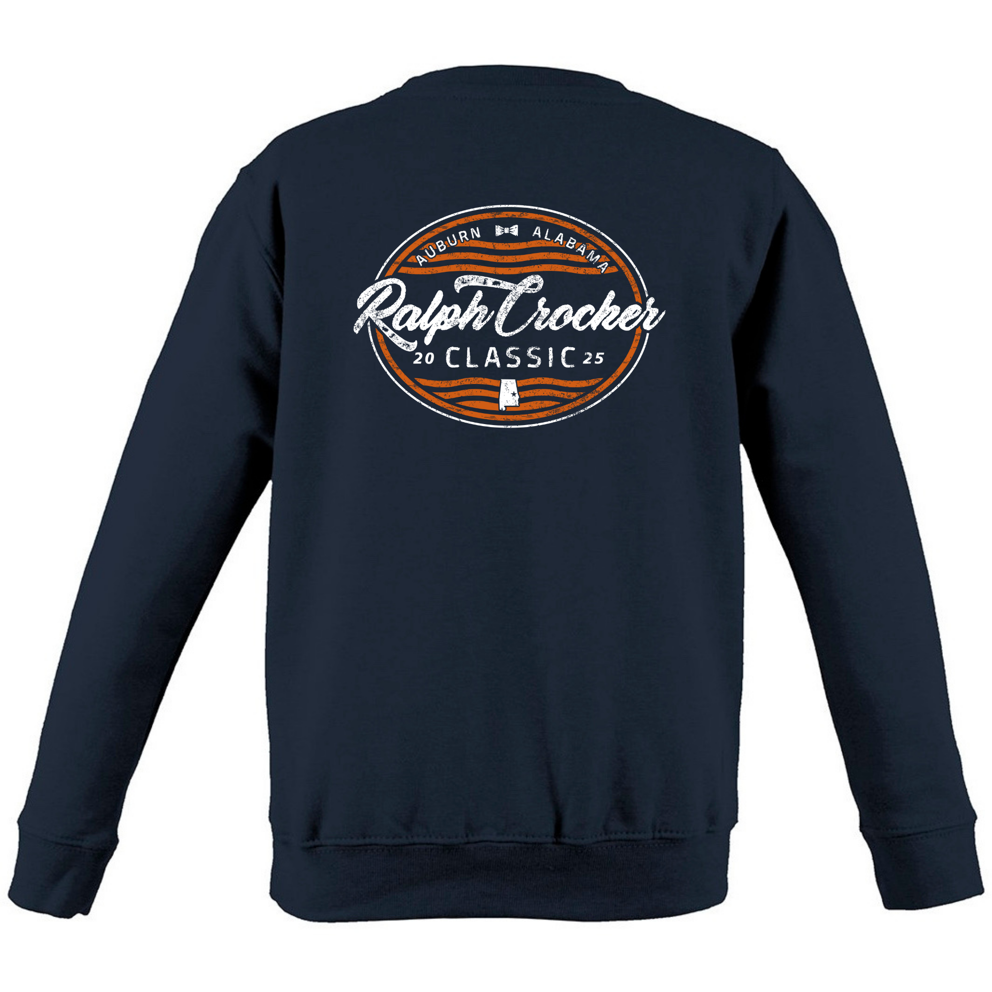 Fleece Crew Neck Sweatshirt Double Logo (Customized) - Ralph Crocker Classic 2025