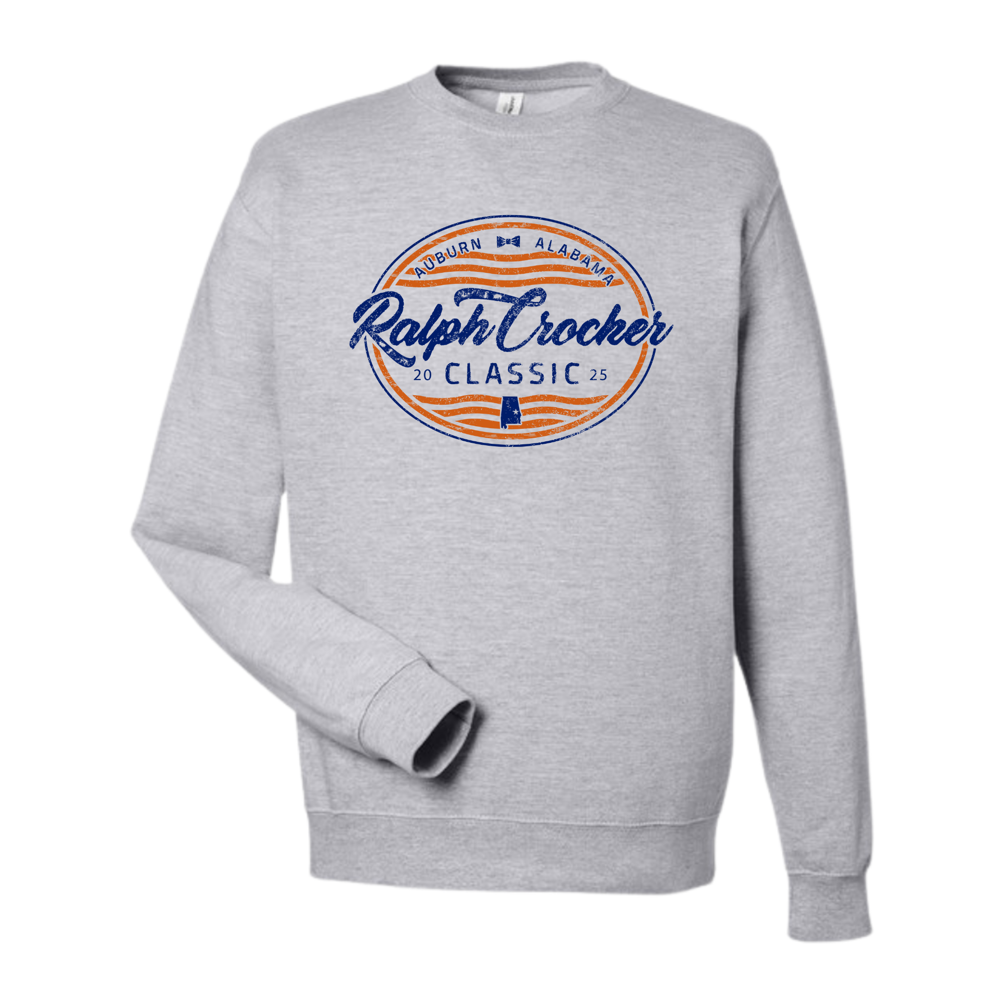 Fleece Crew Neck Sweatshirt Single Logo (Customized) - Ralph Crocker Classic 2025