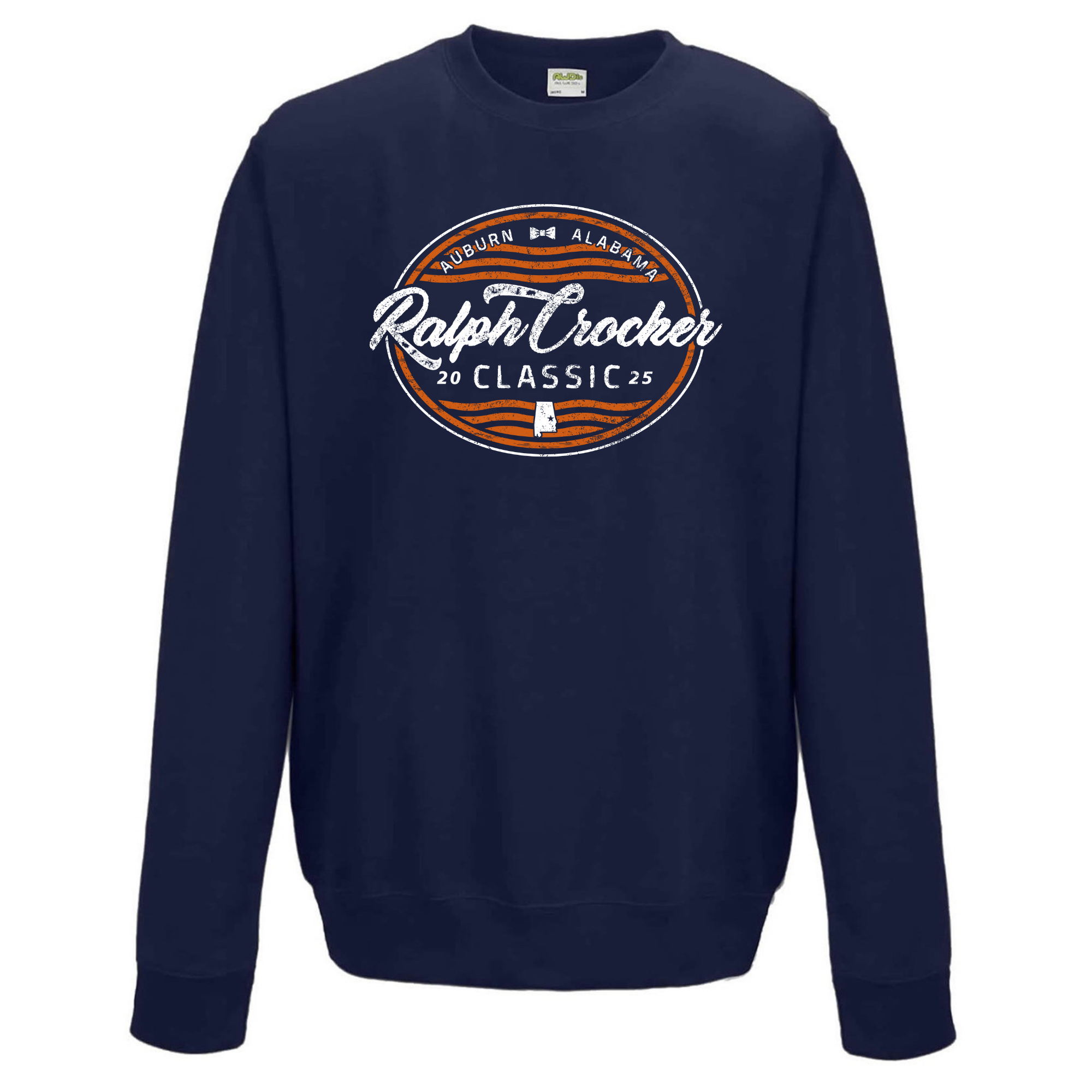 Fleece Crew Neck Sweatshirt Single Logo (Customized) - Ralph Crocker Classic 2025
